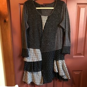 Stella Morgan Sweater Long Tunic. Asymmetrical